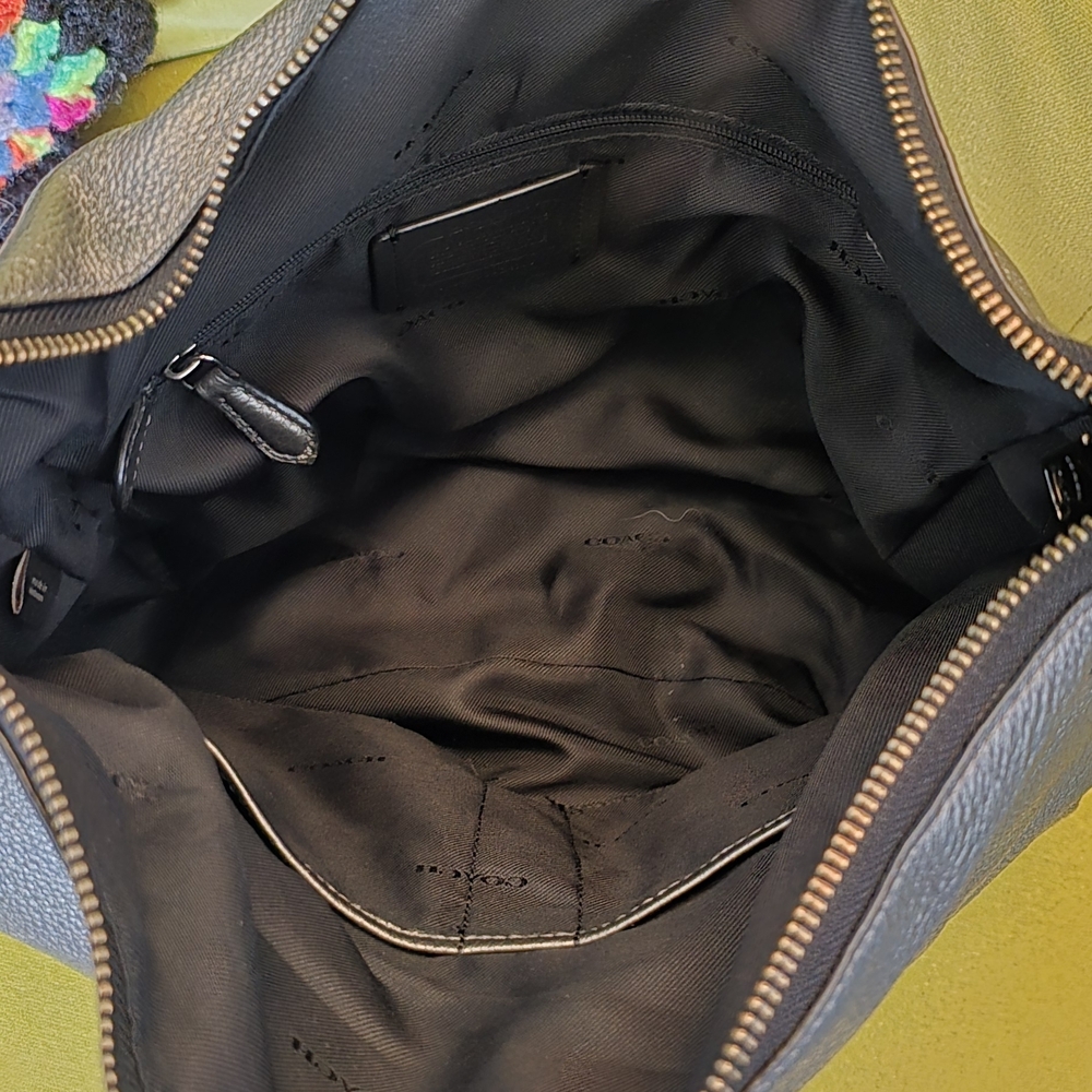Coach Gunmetal Silver Turnlock Hobo Bag (24771) - Picture 5 of 6